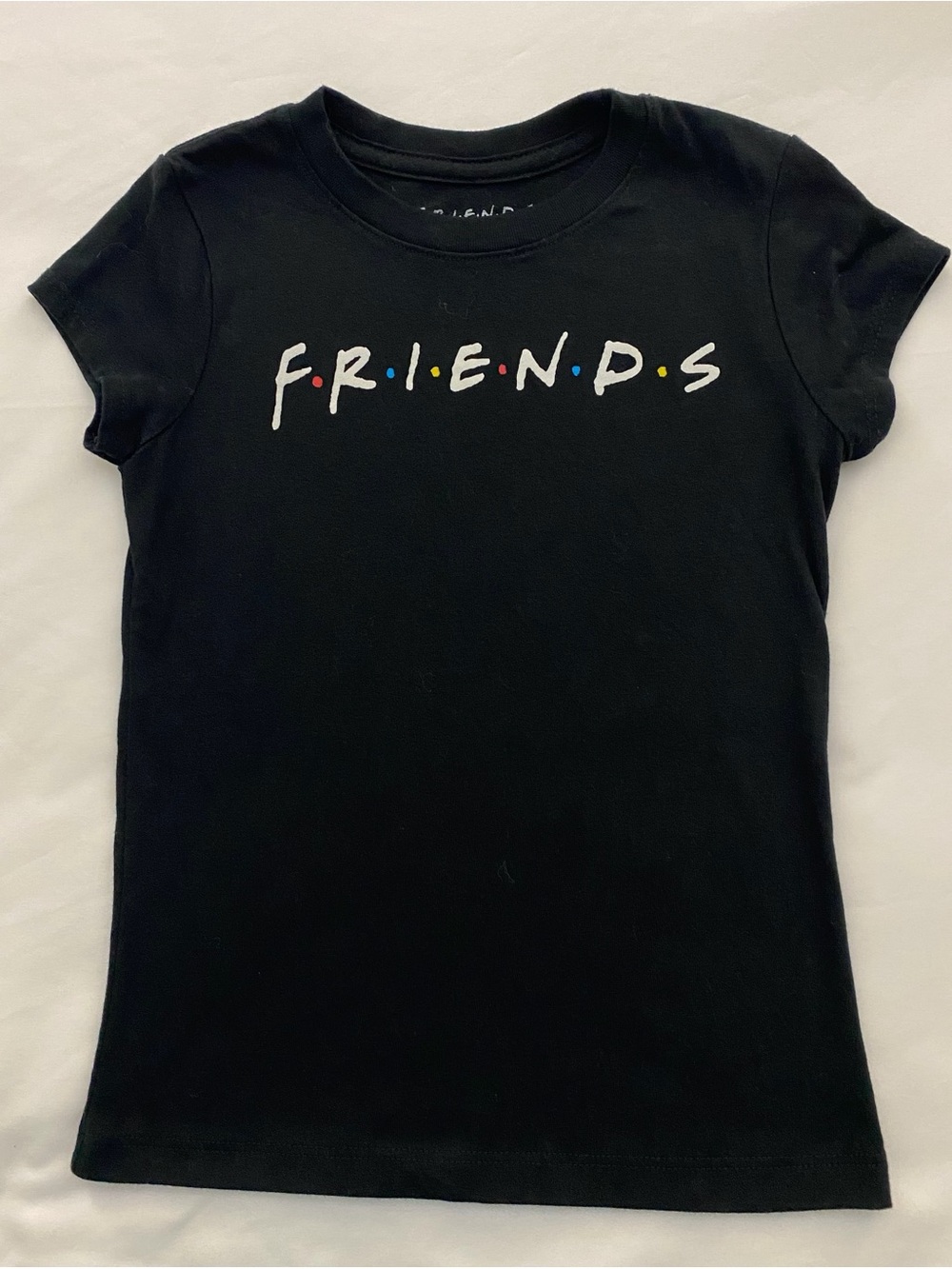 Kids FRIENDS TV Show Logo Graphic T-Shirt - Size S (6/6X)